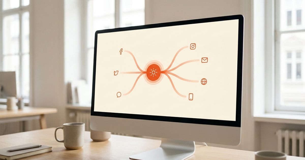 Automatisches Publishing im Mittelstand: Content, der sich selbst verteilt · White Fox Automations Hamburg